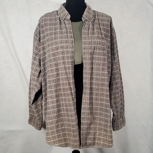 XL corduroy shirt jacket vintage